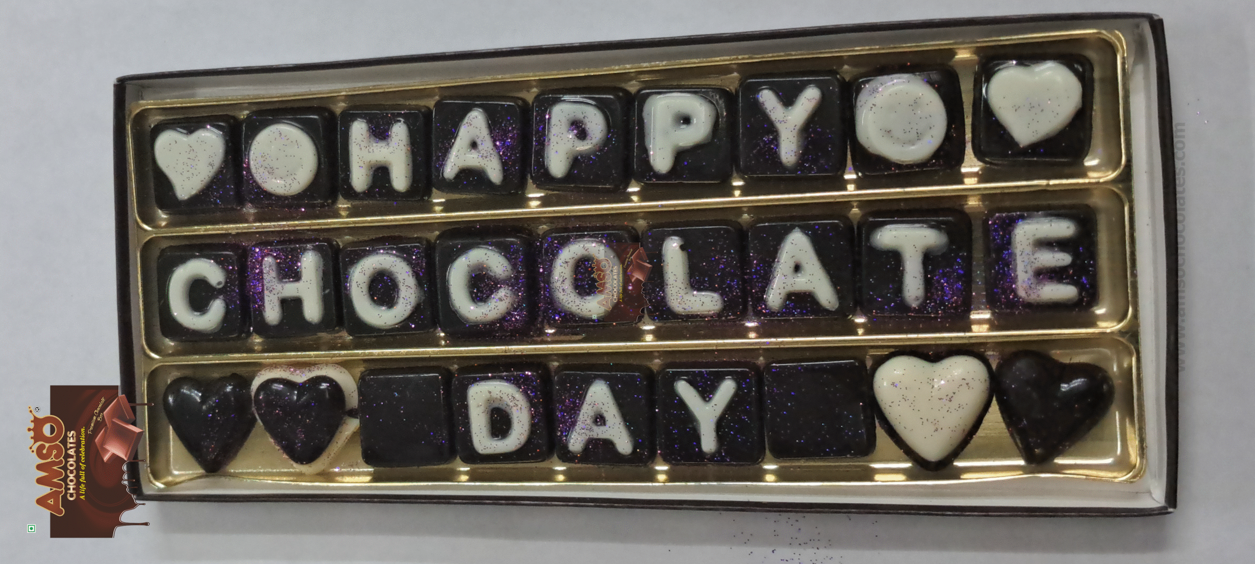 HAPPY CHOCOLATE DAY AMSO CHOCOLATES