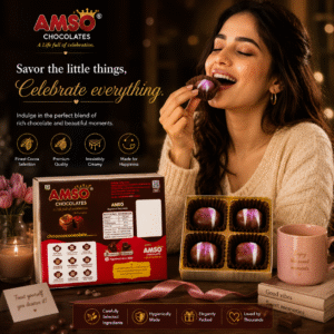AMSO Sweetheart Glitter Box 4 Cavity Box