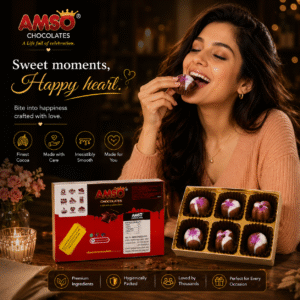 AMSO Sweetheart Glitter Box 6 Cavity Box